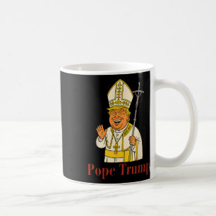 Pope Trump Funny Trump Vatican Christian Retro Chu Coffee Mug