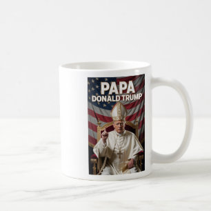 Pope Trump Funny Trump Vatican Christian Retro Chu Coffee Mug