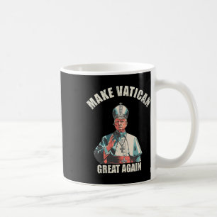 Pope Trump Funny Trump Vatican Christian Retro Chu Coffee Mug