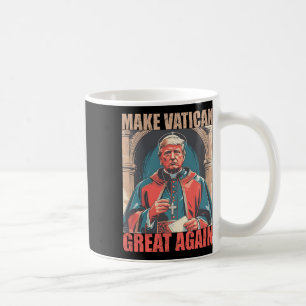 Pope Trump Funny Trump Vatican Christian Retro Chu Coffee Mug