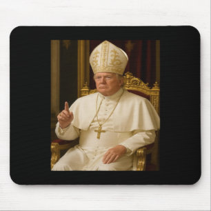Pope Trump Funny Trump Vatican Christian Retro Chu Mouse Pad