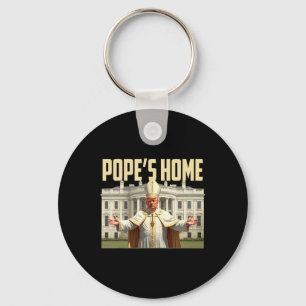 Pope Trump Home Trump Pope Donald Trump Political Keychain