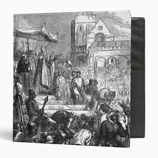 Pope Urban II  Preaching the First Crusade Binder (Front/Inside)