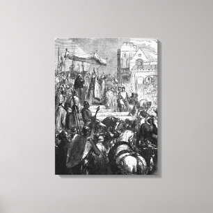 Pope Urban II Preaching the First Crusade Canvas Print