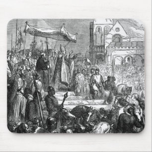 Pope Urban II  Preaching the First Crusade Mouse Pad
