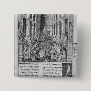 Pope Urban II  reconquest  Holy Sepulchre Church 2 Inch Square Button
