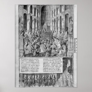 Pope Urban II  reconquest  Holy Sepulchre Church Poster