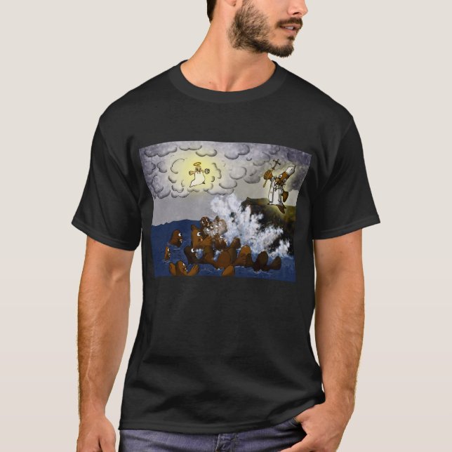Pope Walrus Fresco T-Shirt (Front)