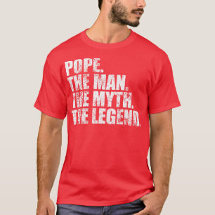 PopePope Family name Pope last Name Pope Surname P T-Shirt