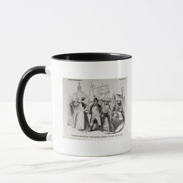 Popery or No Popery? 1850 Mug (Left)