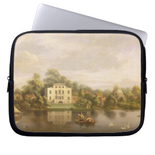 Pope's Villa, Twickenham, c.1765 (oil on canvas) Laptop Sleeve
