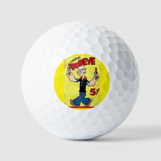 Popeye Golf Balls (Front)
