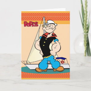 Popeye Greeting Card