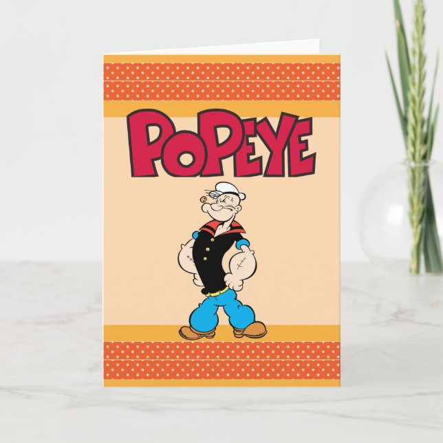 Popeye Greeting Card (Front)