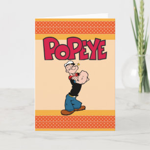 Popeye Greeting Card