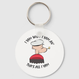 Popeye I Yam What I Yam Classic Keychain