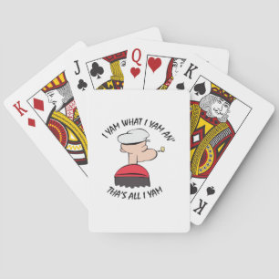 Popeye I Yam What I Yam Classic Playing Cards