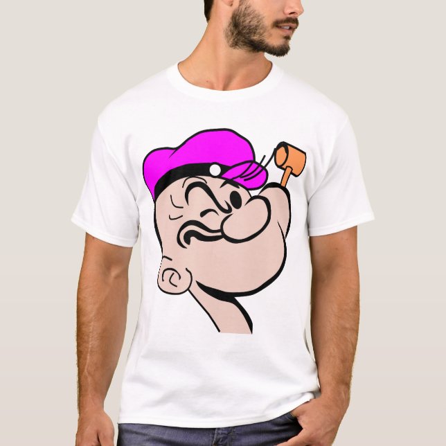 Popeye Le T-Shirt Homme De La Voile (Devant)