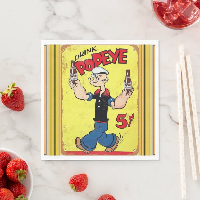 Popeye Paper Napkin (Insitu)