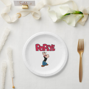 Popeye Paper Plate