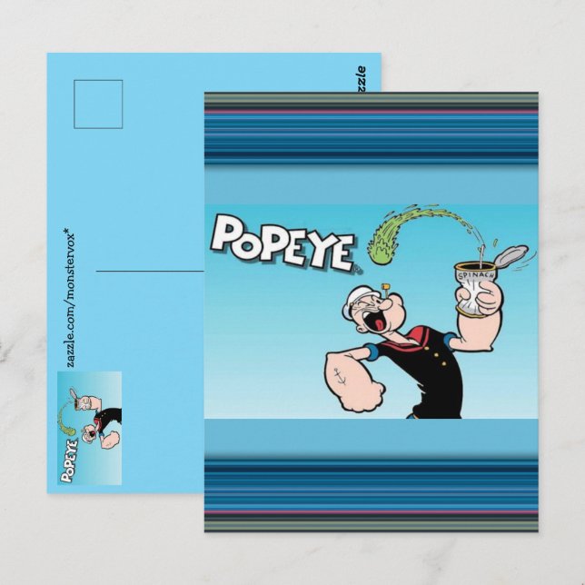Popeye Postcard (Front/Back)