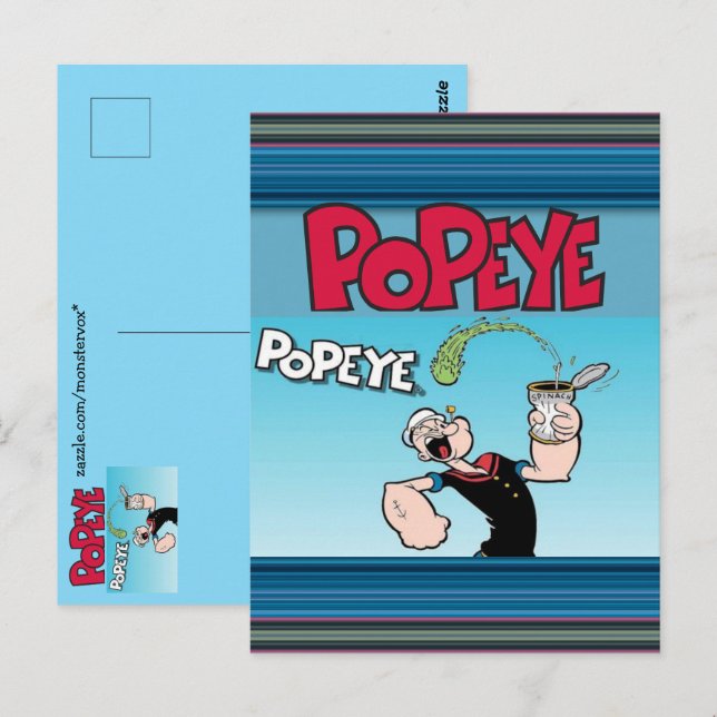 Popeye Postcard (Front/Back)