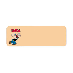 Popeye Return Address Label