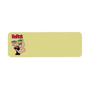 Popeye Return Address Label