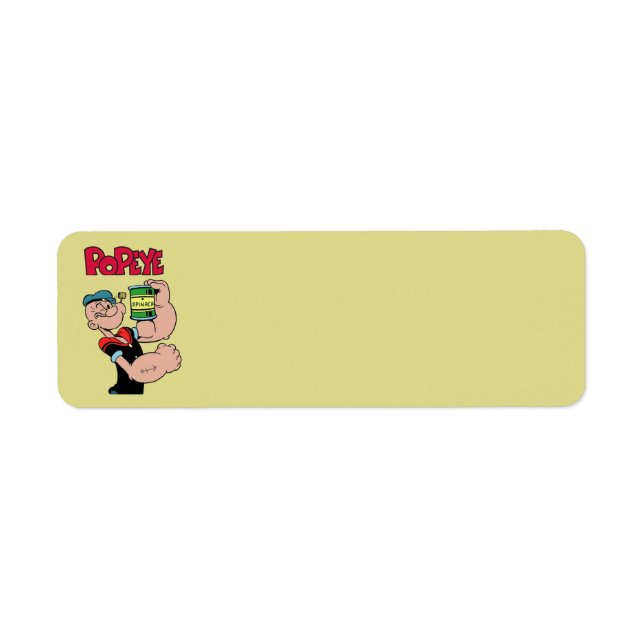 Popeye Return Address Label (Front)