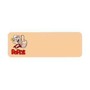 Popeye Return Address Label