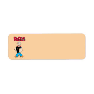 Popeye Return Address Label