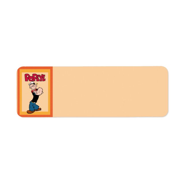 Popeye Return Address Label (Front)