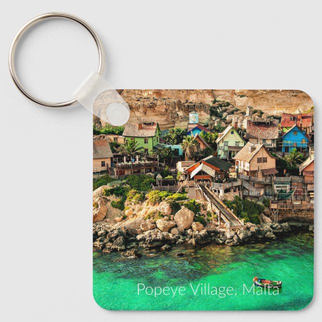 Popeye Village, Malta Keychain (Front)