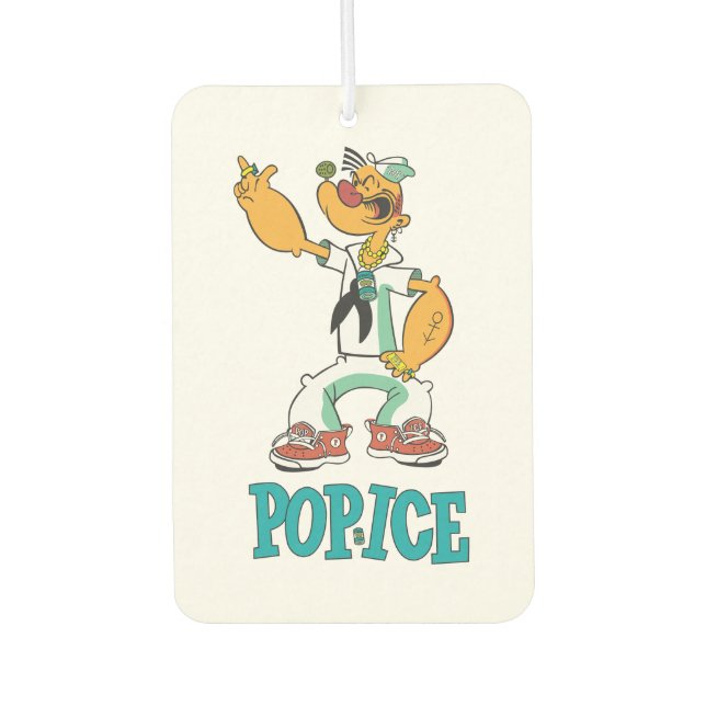 Popeye Vintage 1990's Parody Air Freshener (Front)
