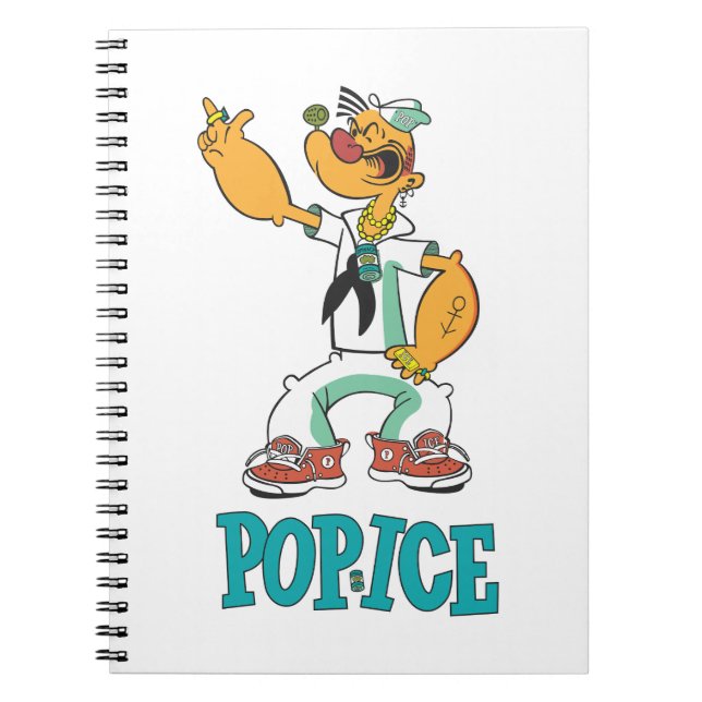 Popeye Vintage 1990's Parody Notebook (Front)