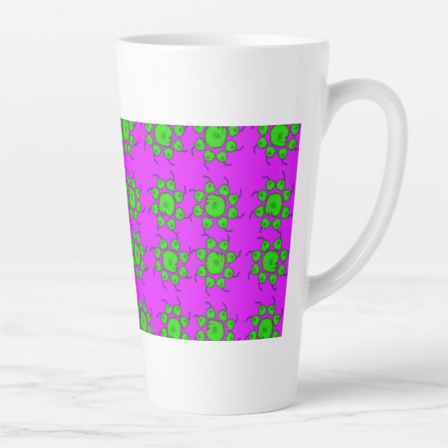POPIES VERTES MUG LATTE (Droite)