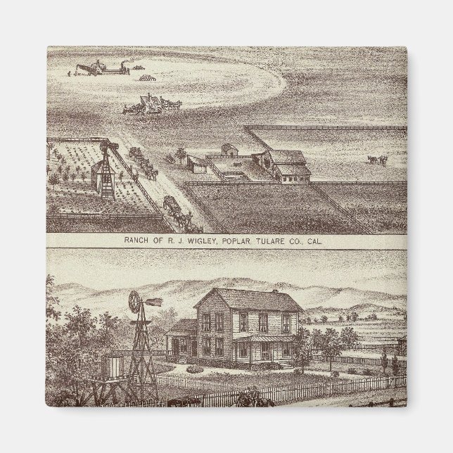 Poplar ranches magnet (Front)
