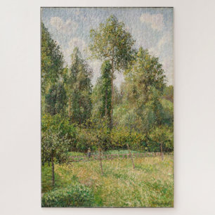 Poplars, Éragny (1895) by Camille Pissarro Jigsaw Puzzle