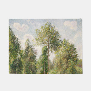 Poplars, Éragny  Camille Pissarro    Doormat
