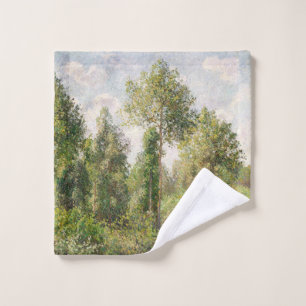 Poplars, Éragny Camille Pissarro Wash Cloth