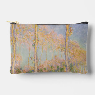 Poplars, impressionist landscape, Claude Monet Accessory Pouch