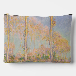 Poplars, impressionist landscape, Claude Monet Accessory Pouch