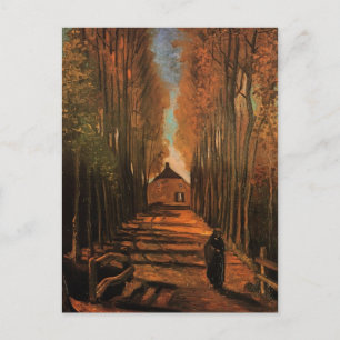 Poplars in Autumn Van Gogh Fine Art Postcard