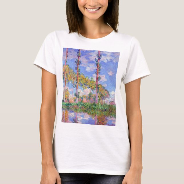 Poplars in the Sun, Monet T-Shirt (Front)