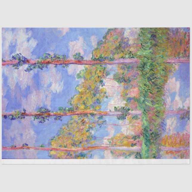 Poplars in the Sun, Monet Tissue Paper (Front)