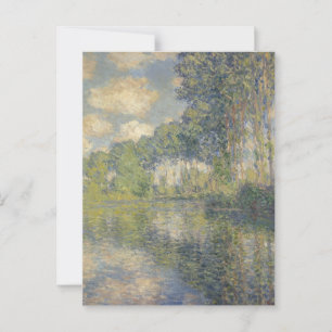 Poplars on the Epte - Monet Postcard