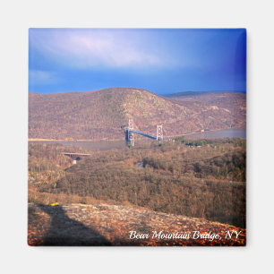 Popolopen Trail View of Bear Mountain Bridge Magnet