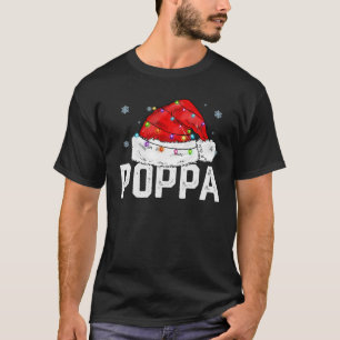 Poppa Claus Funny Xmas Family Matching Grandpa Chr T-Shirt