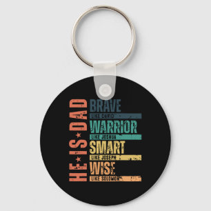 Poppa Gift From Granddaughter Grandson Reel Cool P Keychain