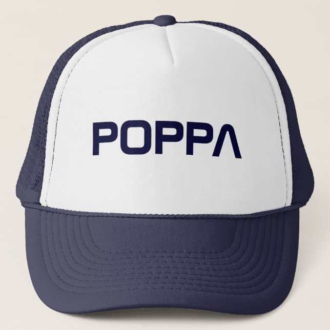 POPPA TRUCKER HAT (Front)
